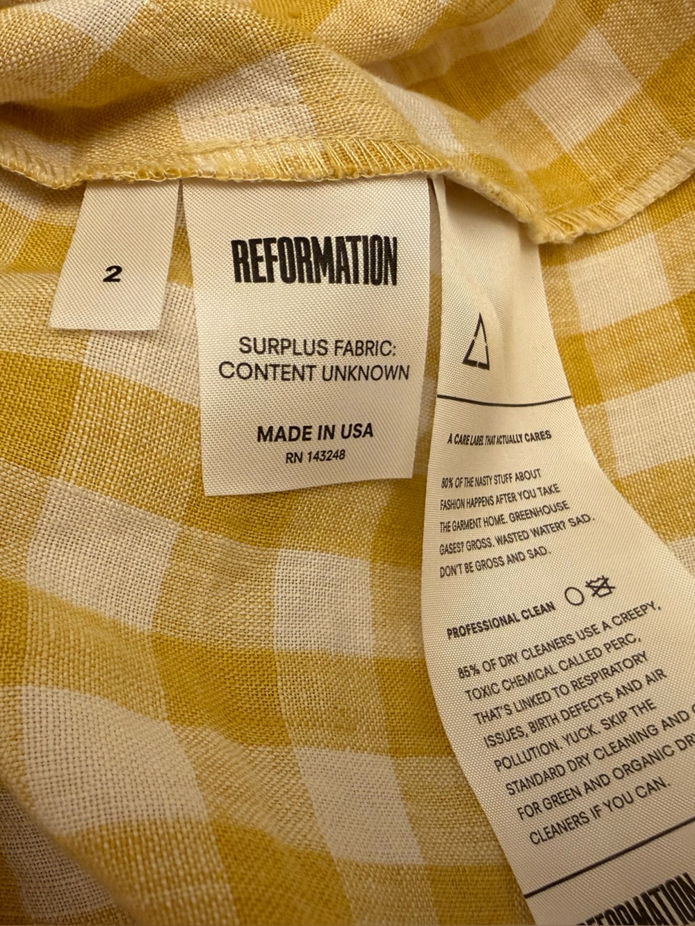 Reformation Audrey Dress, size 2 - Picture 4 of 4
